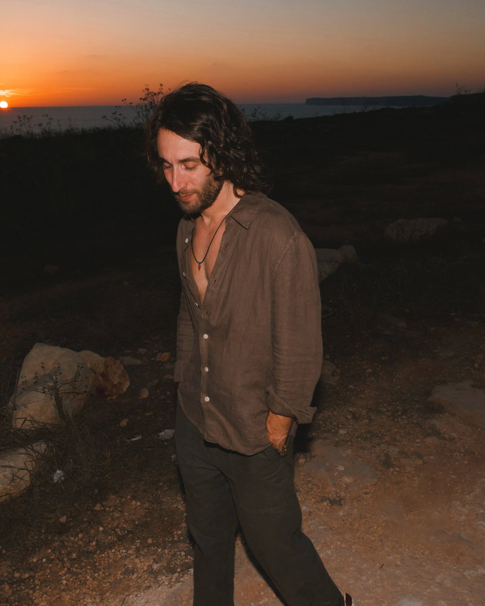 Portrait of Peter Borg at sunset